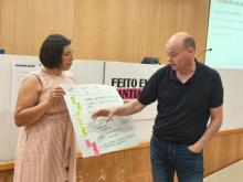 As persoas participantes aportaron as súas ideas de iniciativas